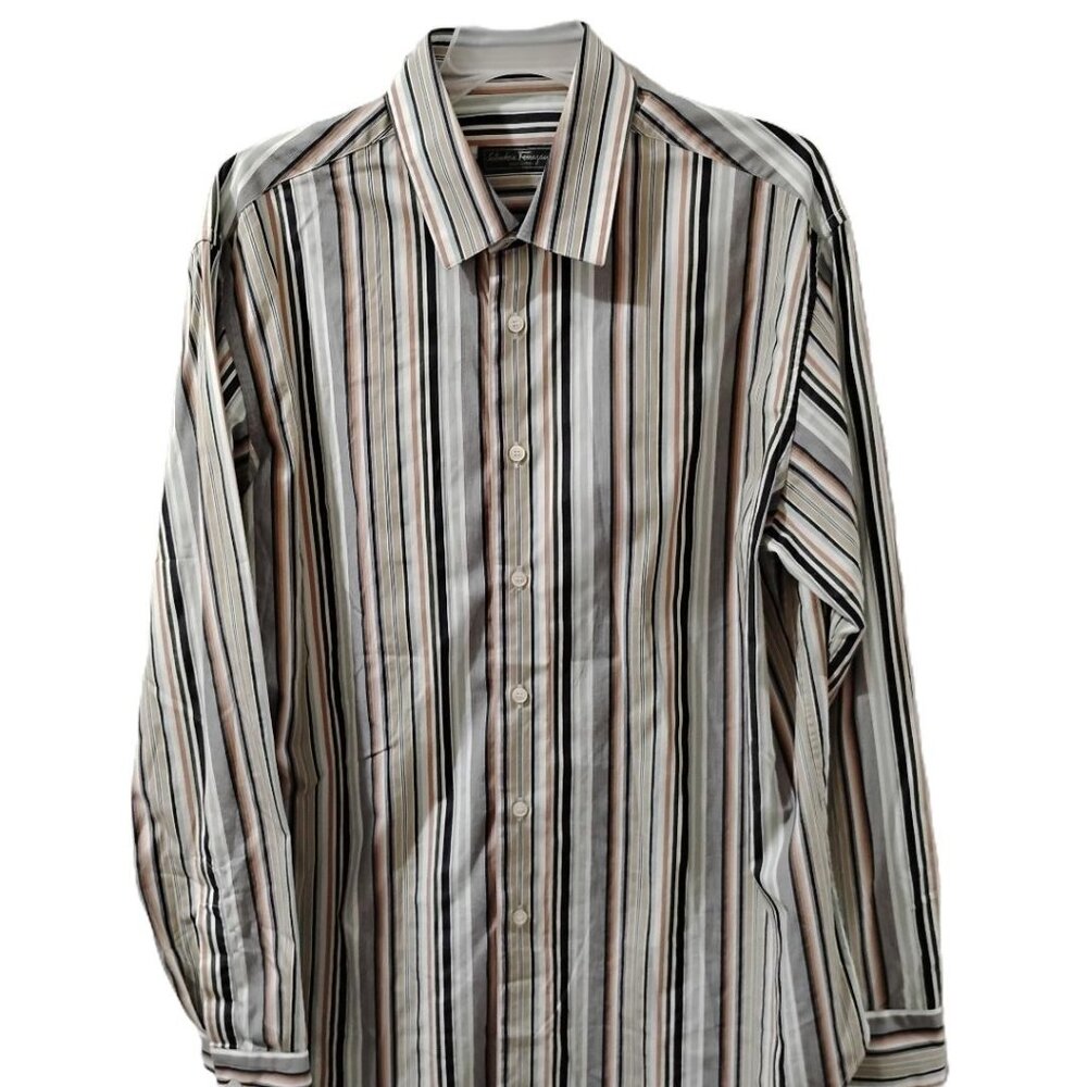 Salvatore Ferragamo -L-BUTTONS DOWN SHIRT